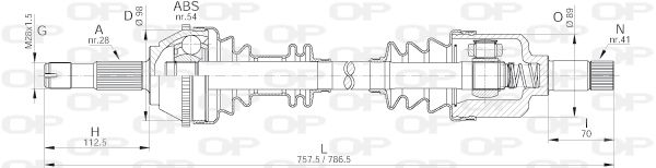 OPEN PARTS Veovõll DRS6143.00